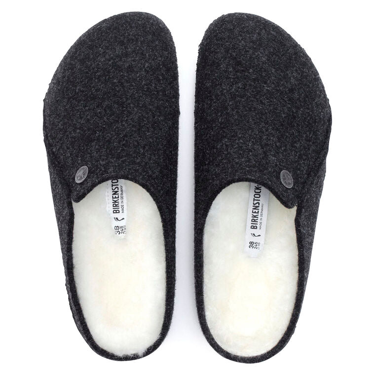 Birkenstock Zermitt Shearling Unisex - Anthracite