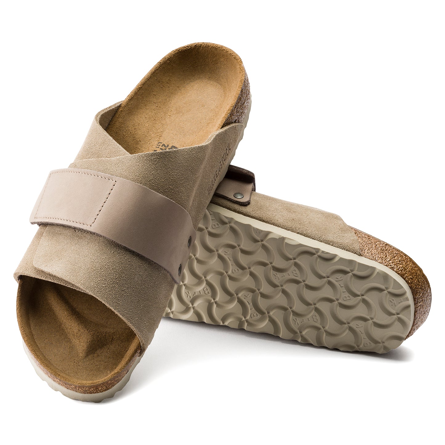 Birkenstock Men's Kyoto Nubuck Suede - Taupe