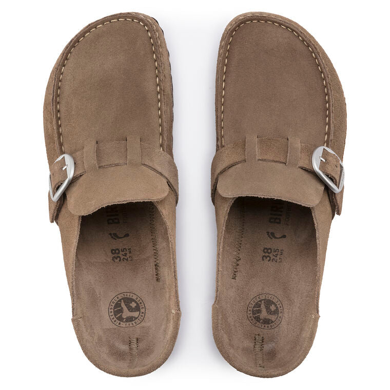 Birkenstock Buckley Suede - Gray/Taupe