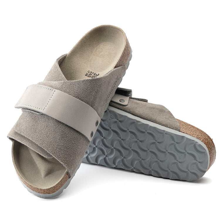 Birkenstock Kyoto Suede - Stone Coin