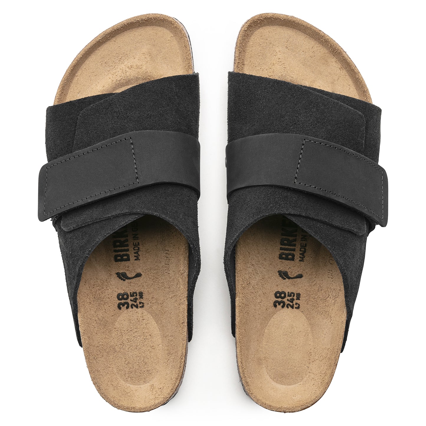 Birkenstock Men's Kyoto Nubuck Suede - Black