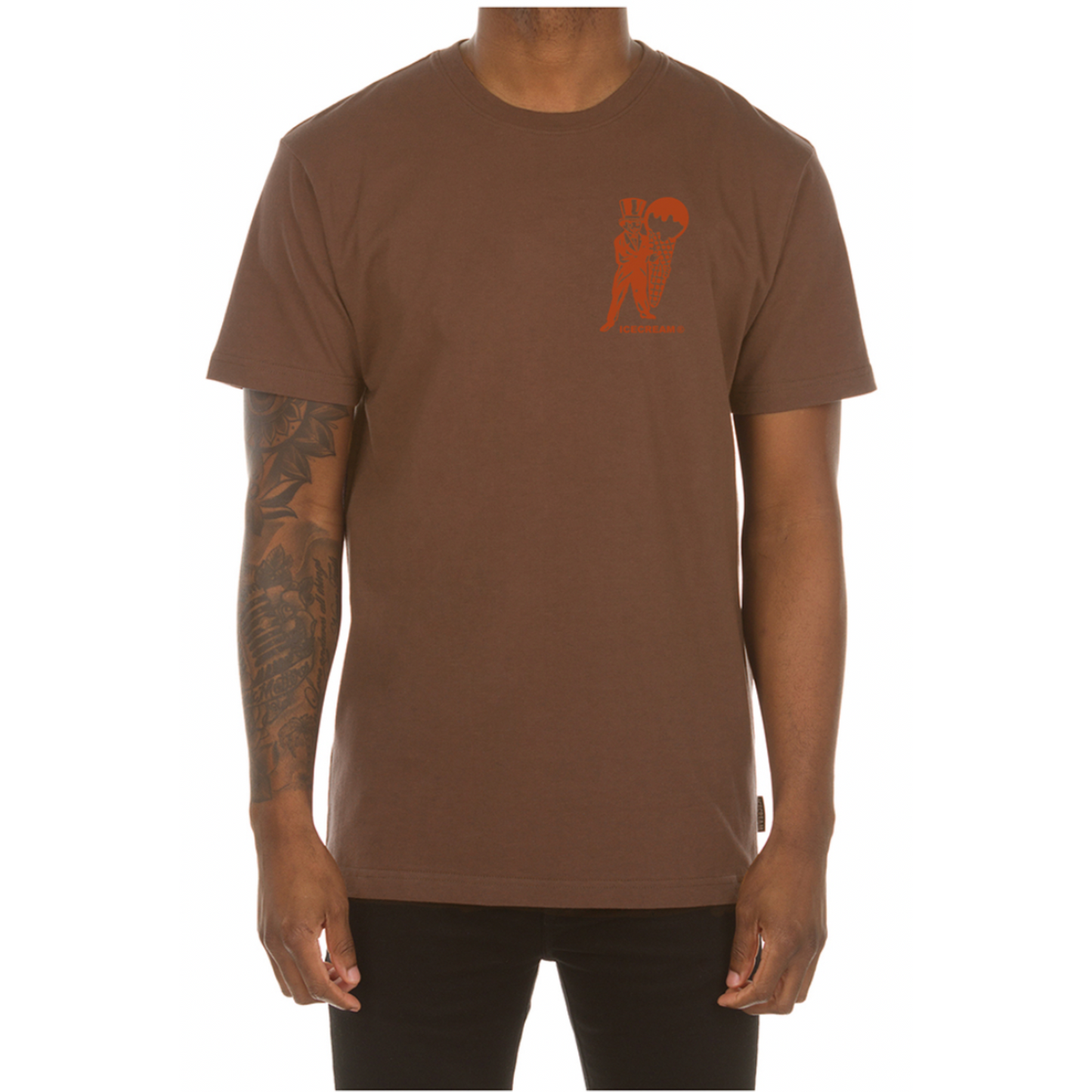 Ice Cream  Wealth SS Tee - Brown