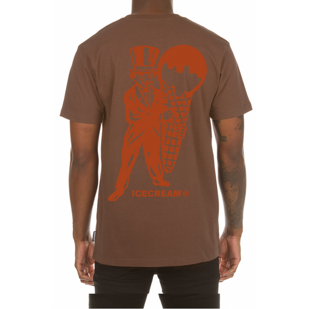 Ice Cream  Wealth SS Tee - Brown