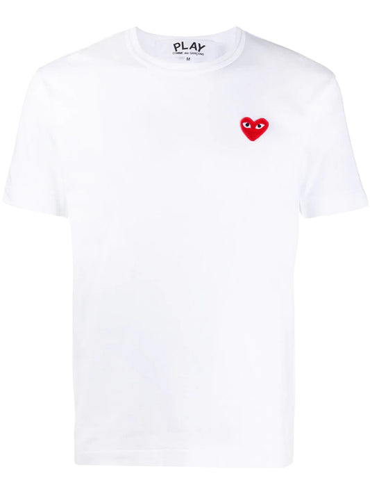 Comme des Garçons PLAY Red Heart T-Shirt - White