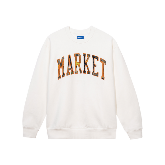 Market Men's Fuaxtree Arc Crewneck Sweatshirt - Ecru