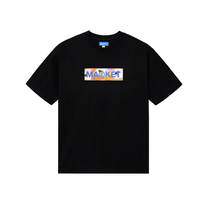 Market Men's Bar Logo T-Shirt - Black