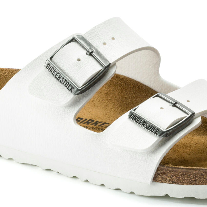 Birkenstock Women's Arizona Birko Flor - White