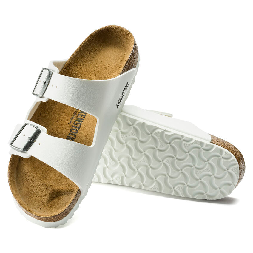 Birkenstock Women's Arizona Birko Flor - White