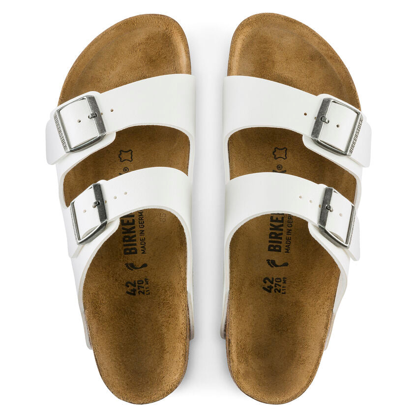 Birkenstock Women's Arizona Birko Flor - White