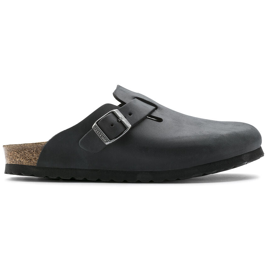 Birkenstock Unisex Boston Oiled Leather - Black