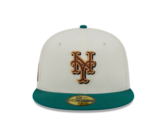 New Era Fitted 5950 Cooperstown Collection Camp 60417675 - NY Mets