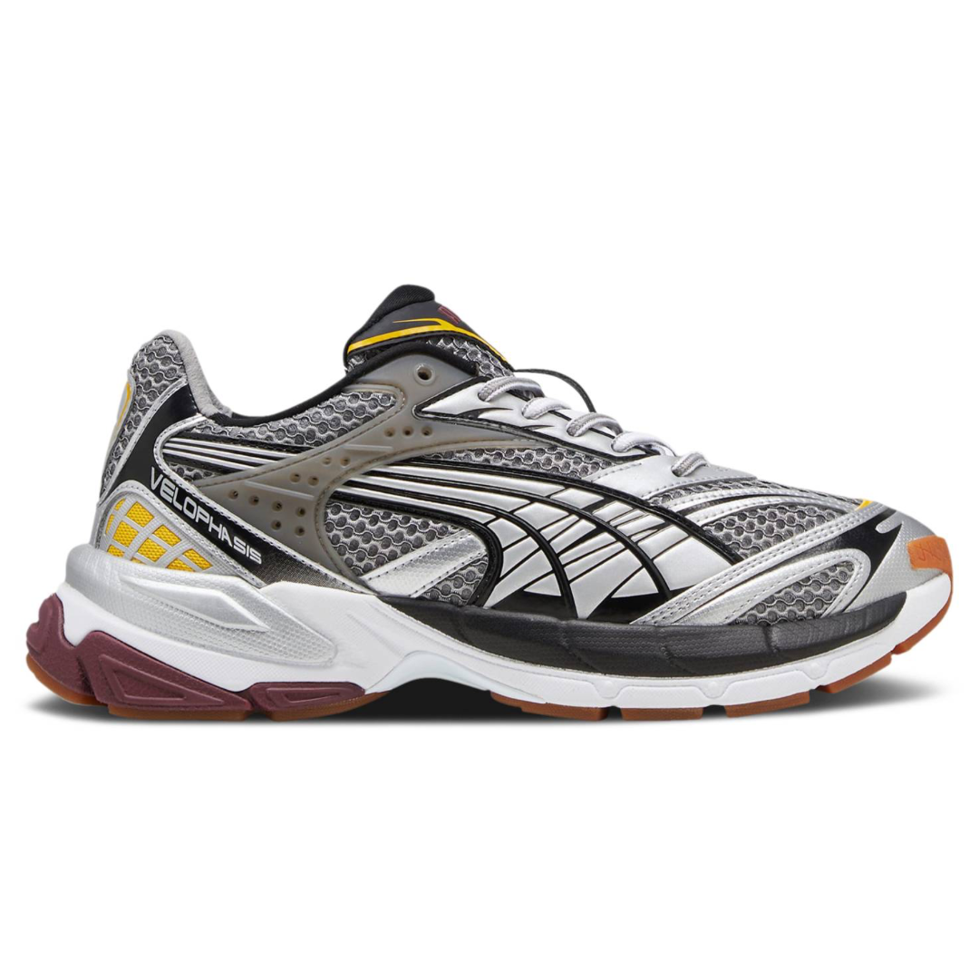 Puma Men's Velophasis Phased - Silver/yellow/Burgandy