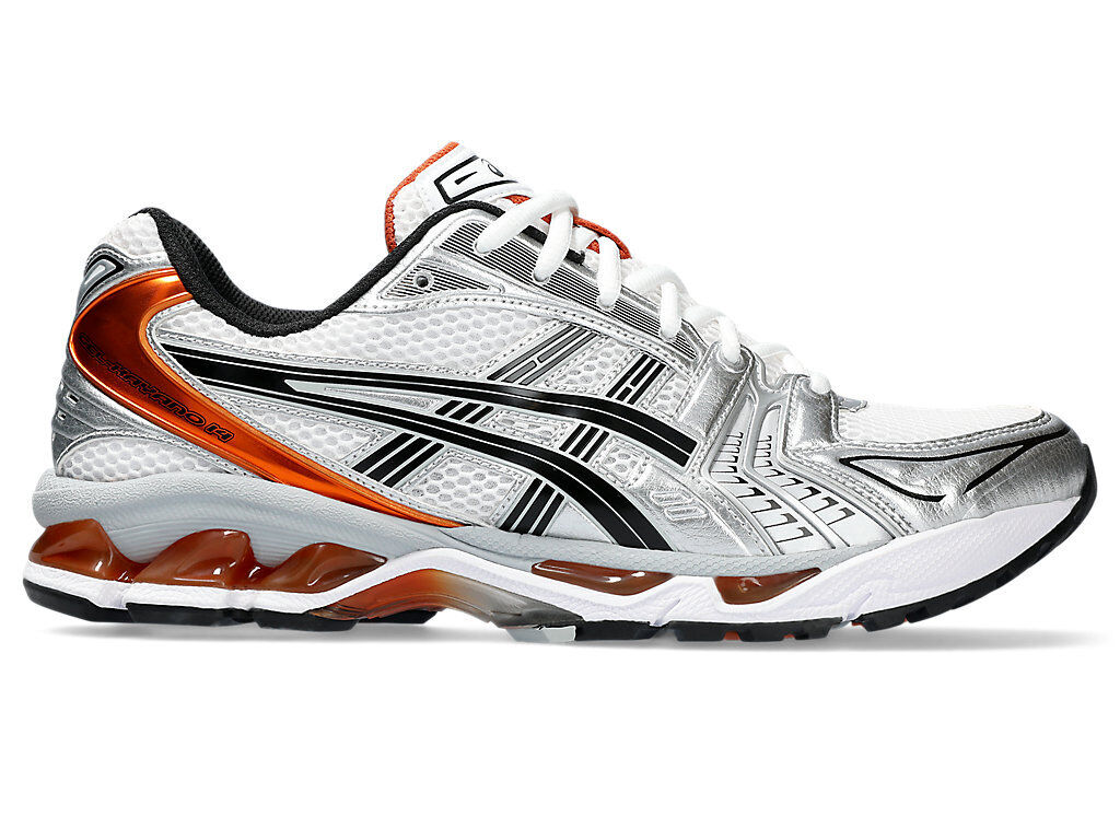 Asics Men's Gel Kayano 14 - Silver Piquant Orange