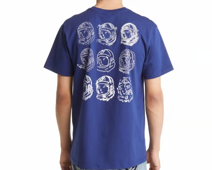 Billionaire Boys Club Helmet S/S Tee - Blue (SKU 821-9200)