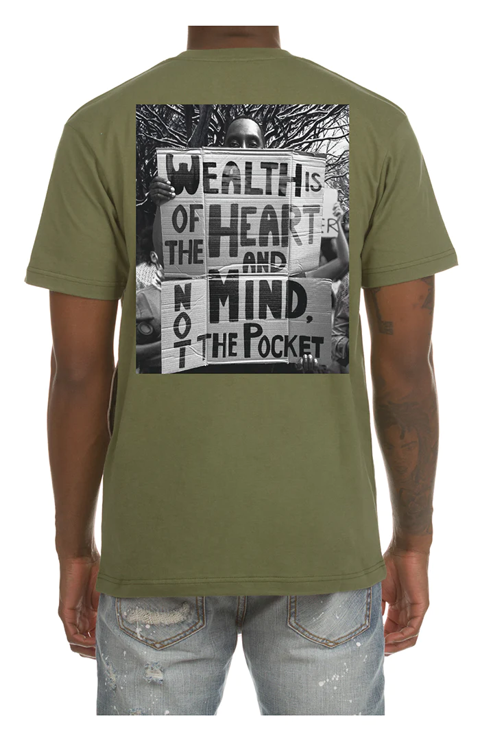 Billionaire Boys Club Signs S/S Tee (SS23) - Loden Green (SKU 831-2205)