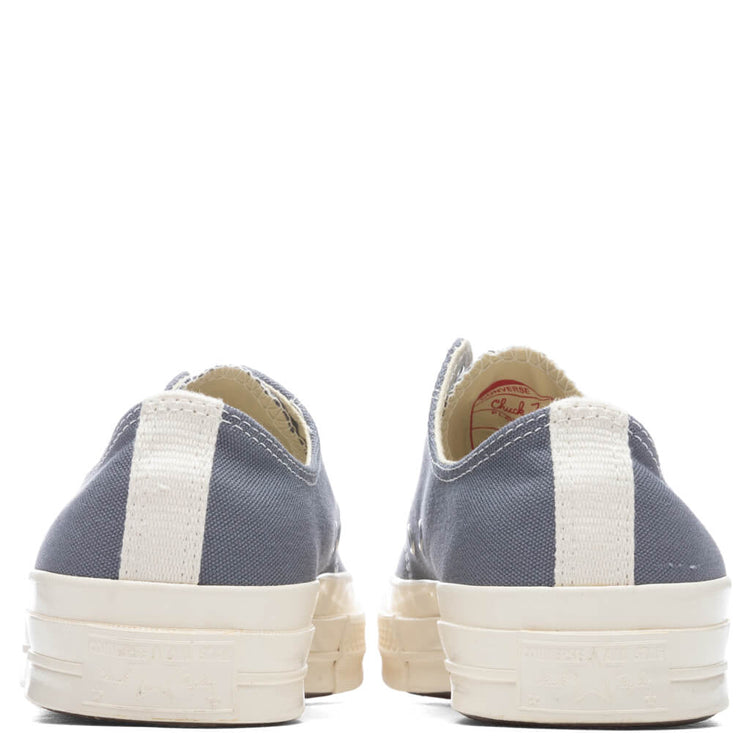 Comme des Garçons PLAY Unisex Converse Chuck Taylor 70 OX, Low Unisex - Stell Grey