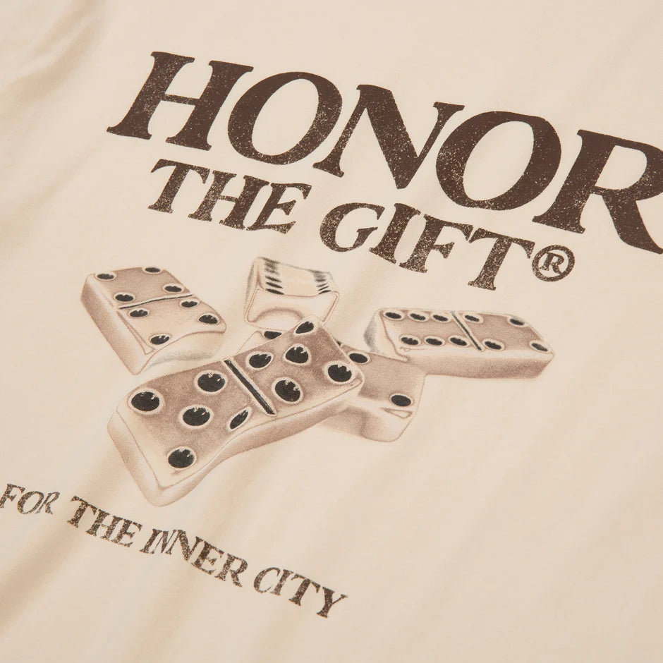 Honor the Gift Dominos Tee - Bone