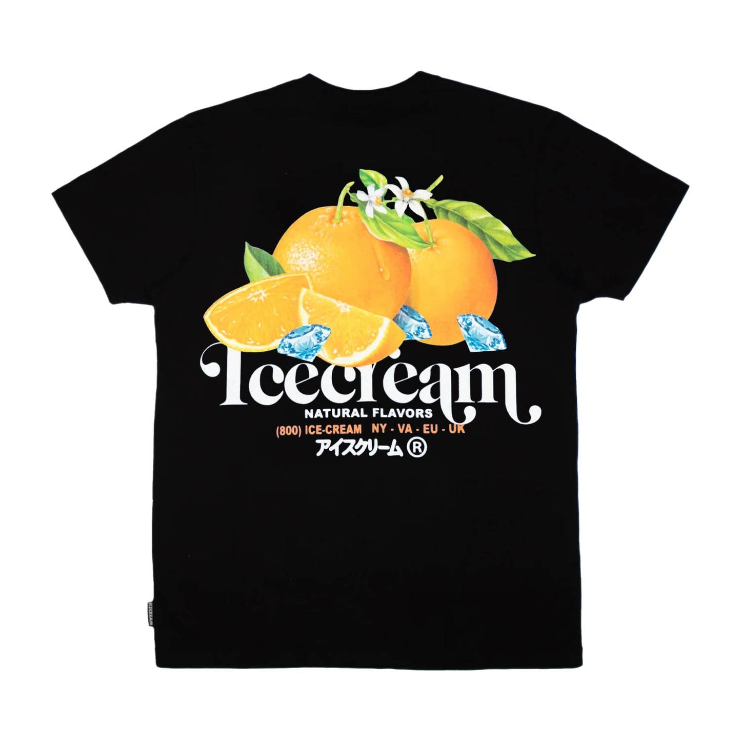 Ice Cream Tangerines SS Tee - Black