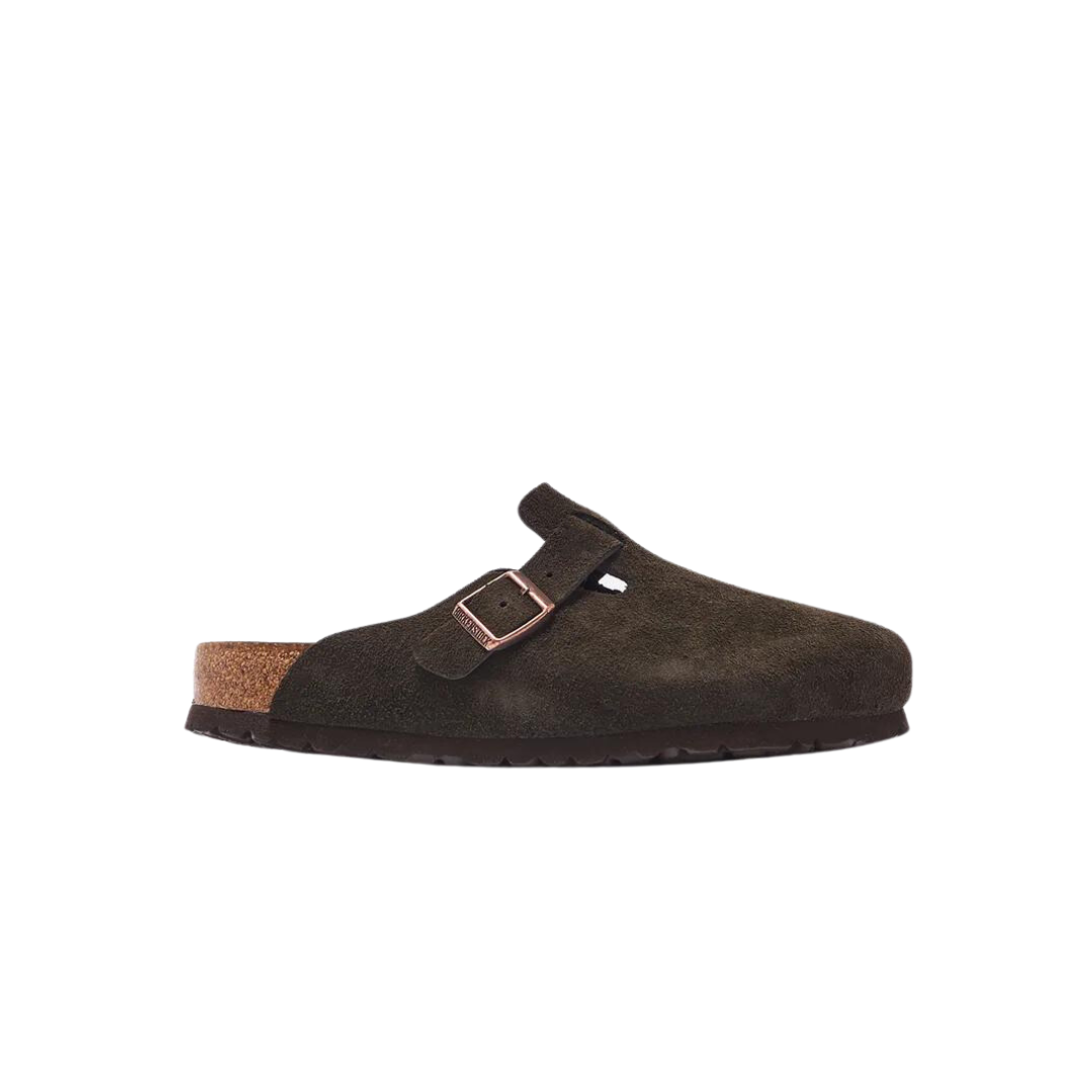 Birkenstock Unisex Boston - Mocha Suede