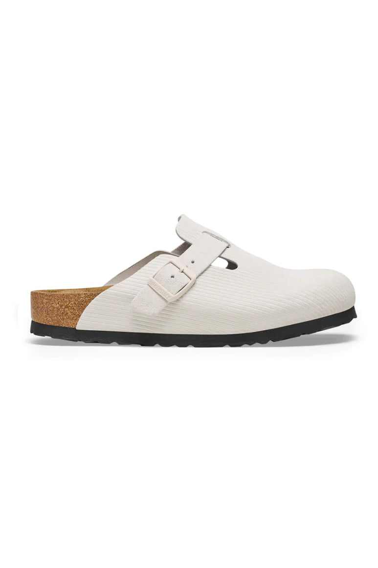 Birkenstock Women Boston Cord Ant - Wht Snd