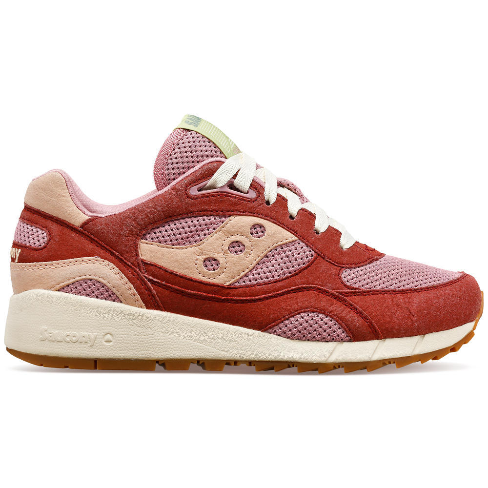 Saucony Men's Shadow 6000 Mushroom Pack - Burgundy