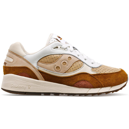 Saucony Men's Shadow 6000 Cappuccino - Brown/White