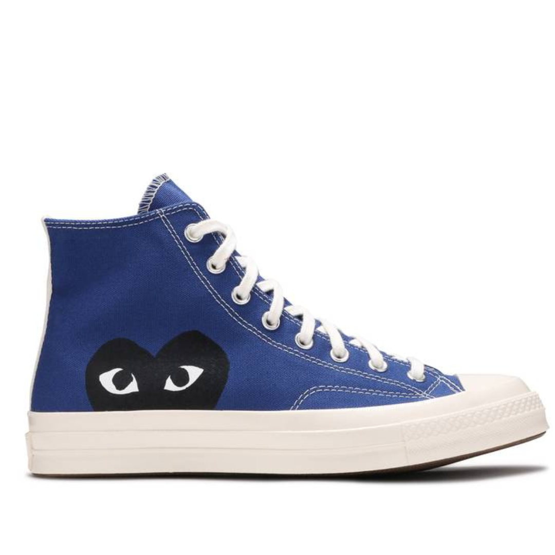 Comme des Garçons PLAY Unisex Converse Chuck 70 Hi Unisex - Blue Quartz