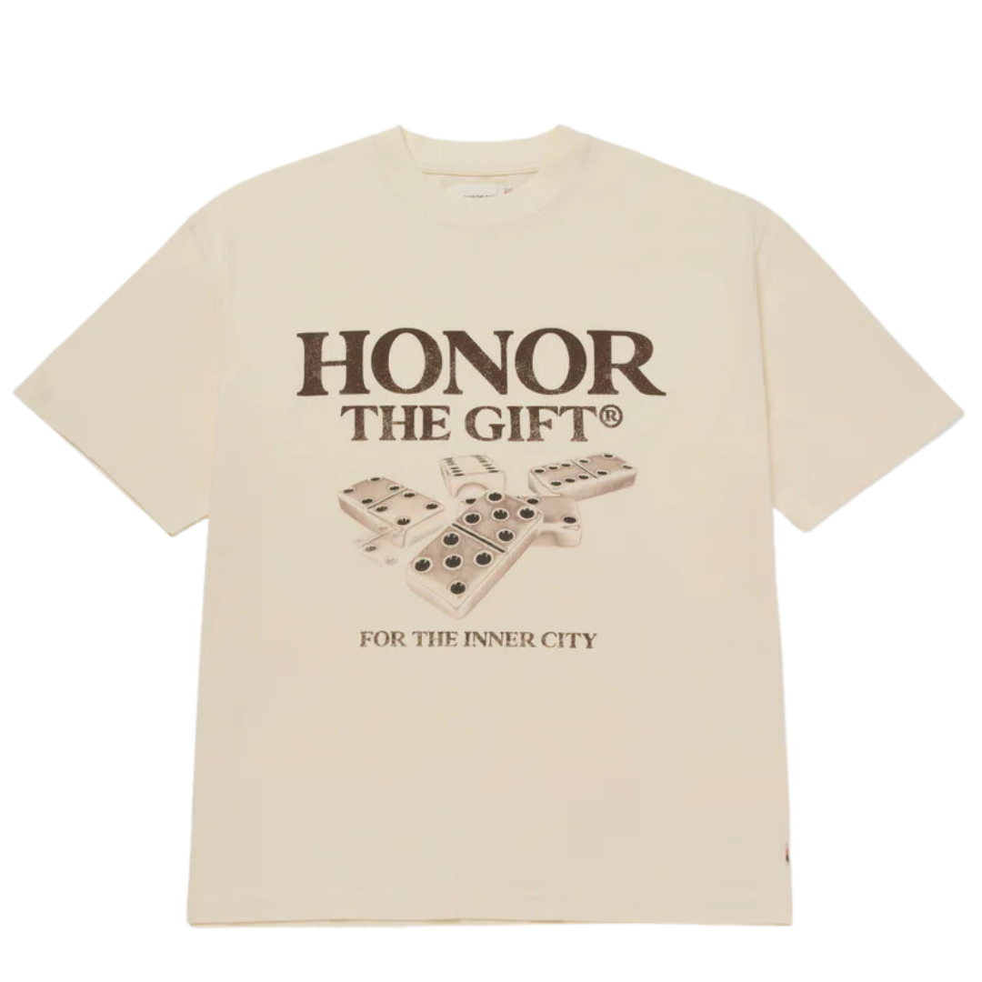 Honor the Gift Dominos Tee - Bone