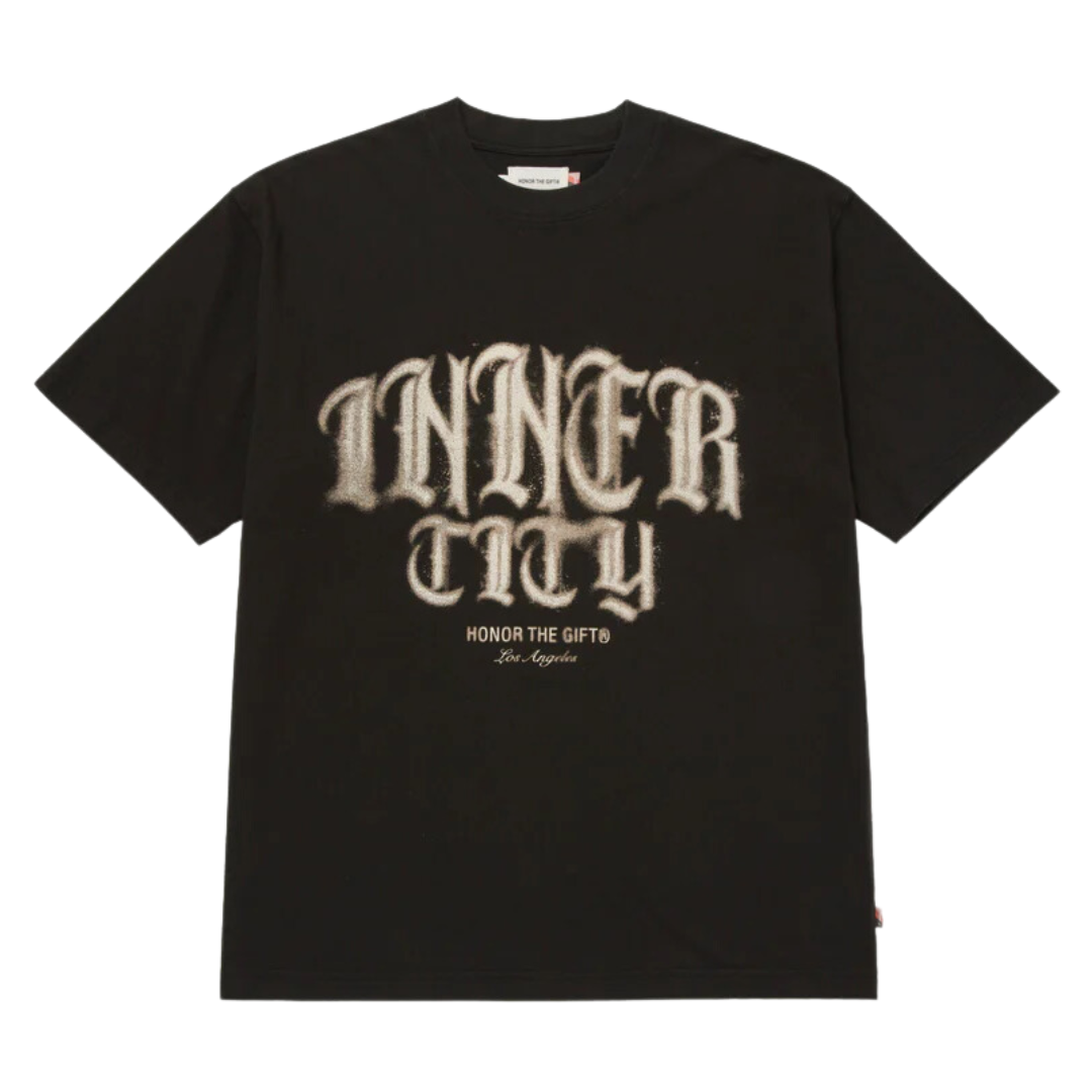 Honor the Gift Stamp Inner City Tee - Black