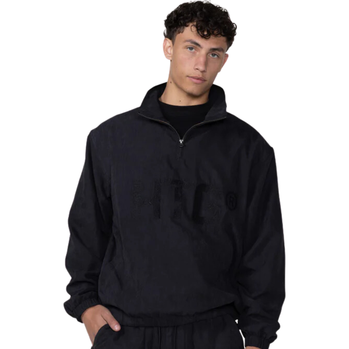 Honor The Gift Branded 1/4 Zip -Black