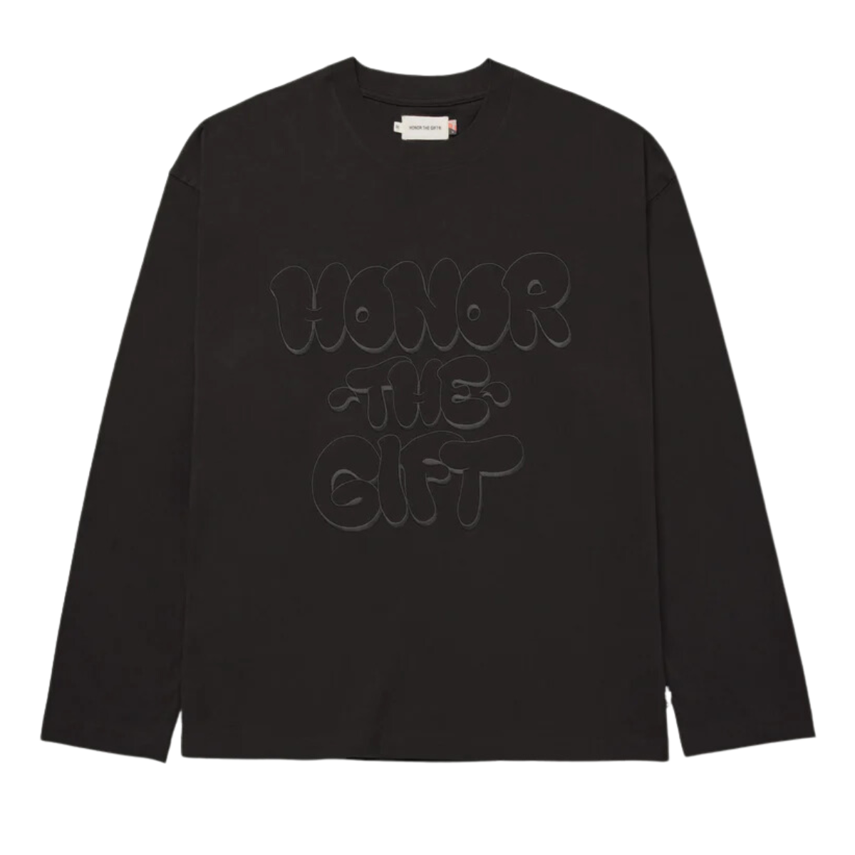 Honor The Gift Men's Amp'd Up LS Tee - Black