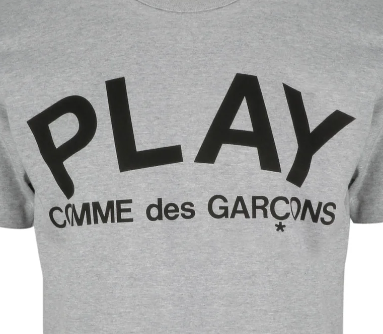 Comme des Garçons PLAY T-Shirt - Grey/Black