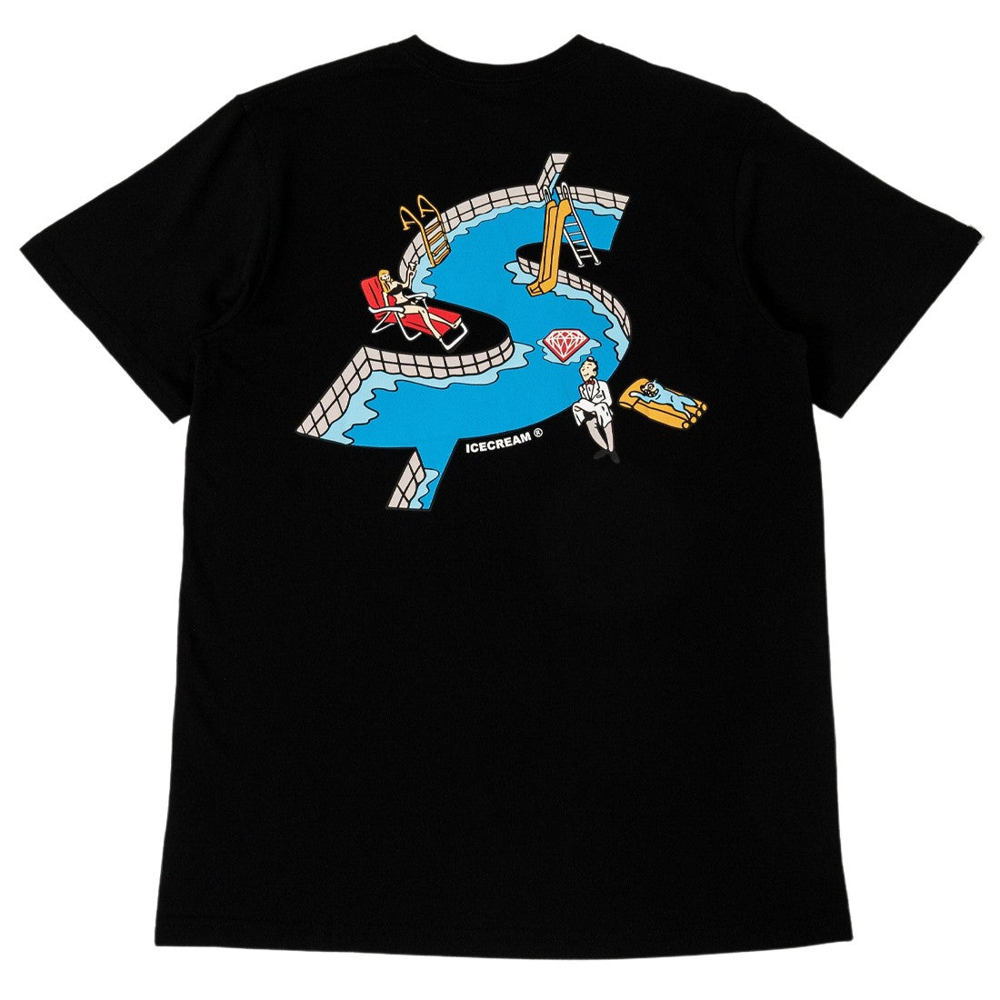 Ice Cream Surplus SS Tee - Black