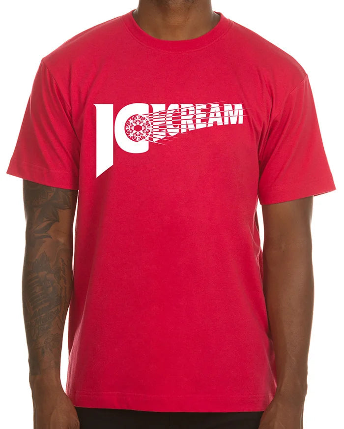 Ice Cream Glare SS Tee - Red