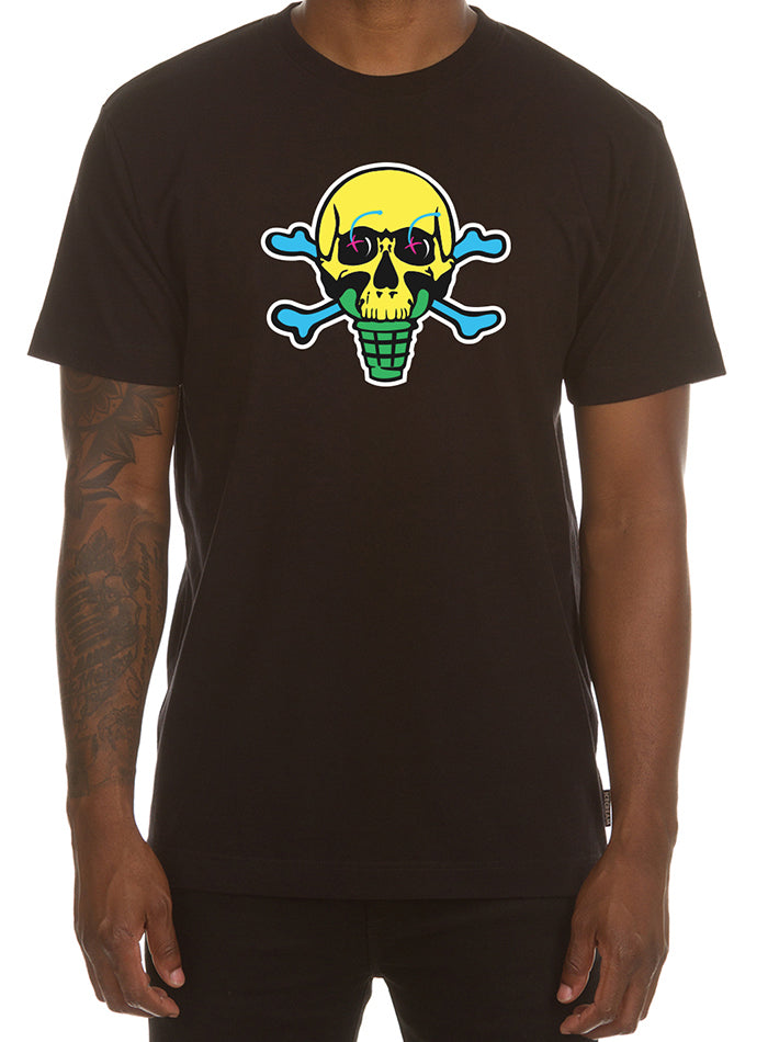 Ice Cream Reveal SS Tee - Black