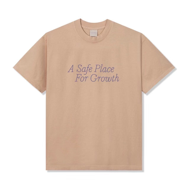 Lavender A Safe Place T-Shirt Tan