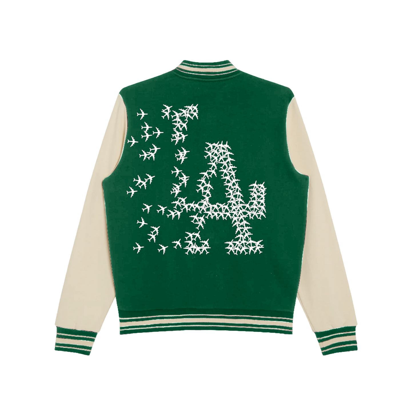 Rrose There's No Place Like Home Letterman Jacket Green