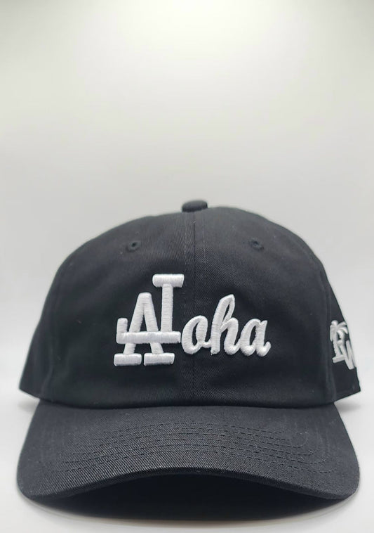 Island Workz ALoha Dad Hat Black