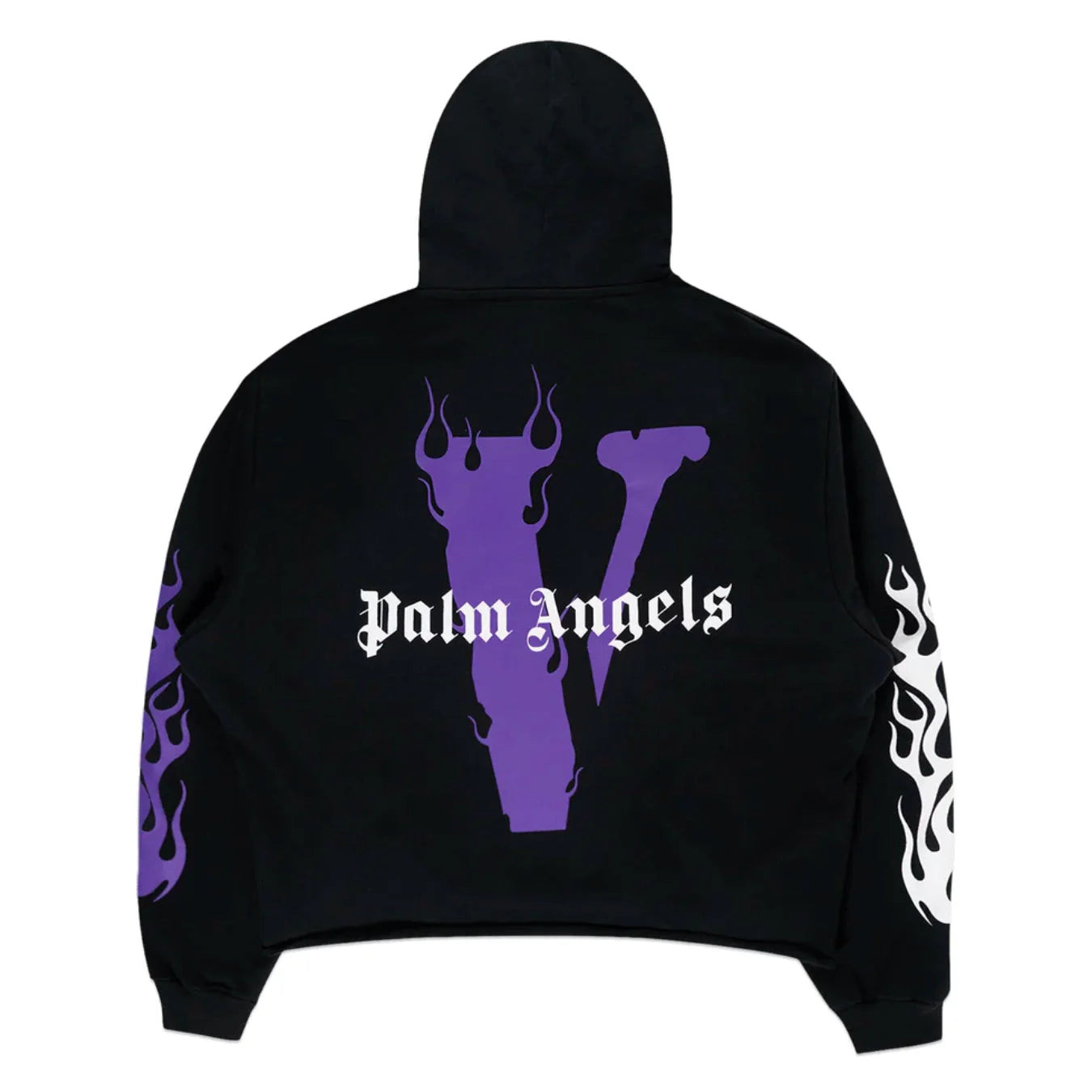 Vlone x Palm Angels Hoody Black Purple NEO39